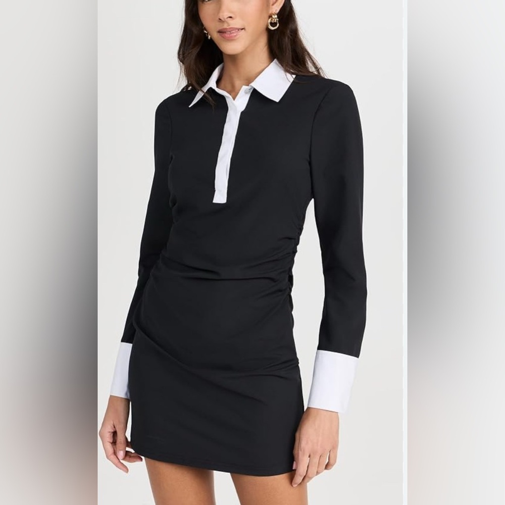 Cinq a Sept Black and White Elowen Dress